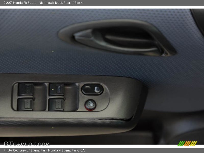 Nighthawk Black Pearl / Black 2007 Honda Fit Sport