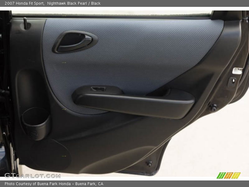 Nighthawk Black Pearl / Black 2007 Honda Fit Sport