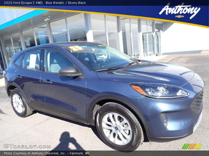 Blue Metallic / Ebony Black 2020 Ford Escape S 4WD