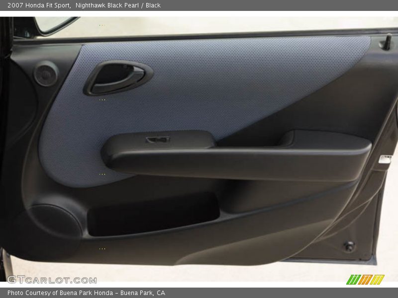 Nighthawk Black Pearl / Black 2007 Honda Fit Sport