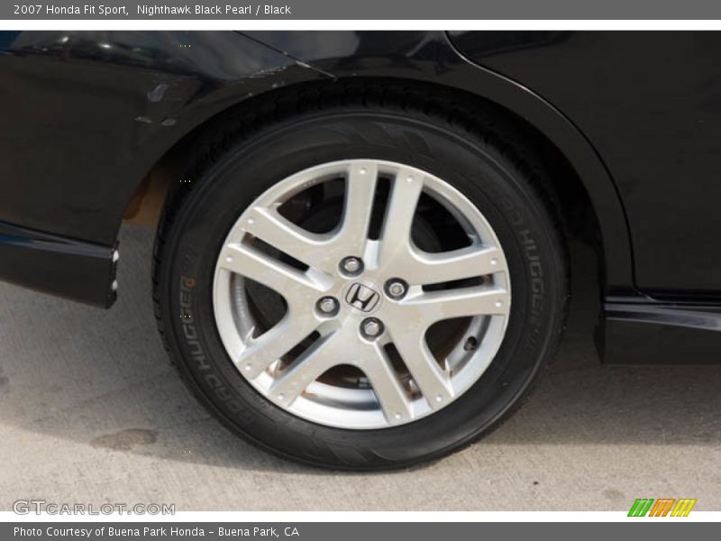 Nighthawk Black Pearl / Black 2007 Honda Fit Sport