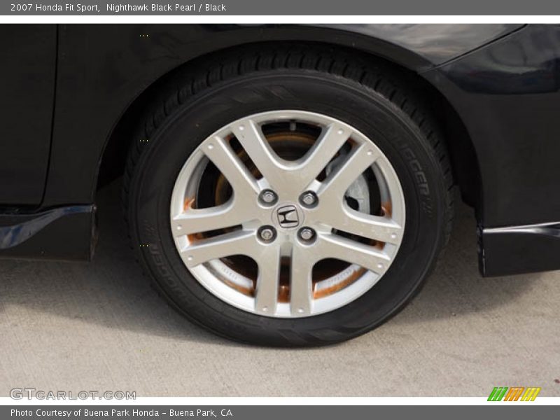Nighthawk Black Pearl / Black 2007 Honda Fit Sport