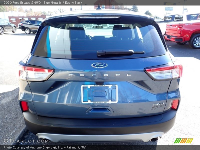 Blue Metallic / Ebony Black 2020 Ford Escape S 4WD