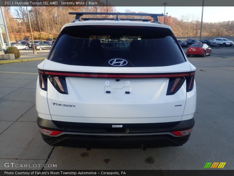Serenity White / Black 2023 Hyundai Tucson SEL AWD