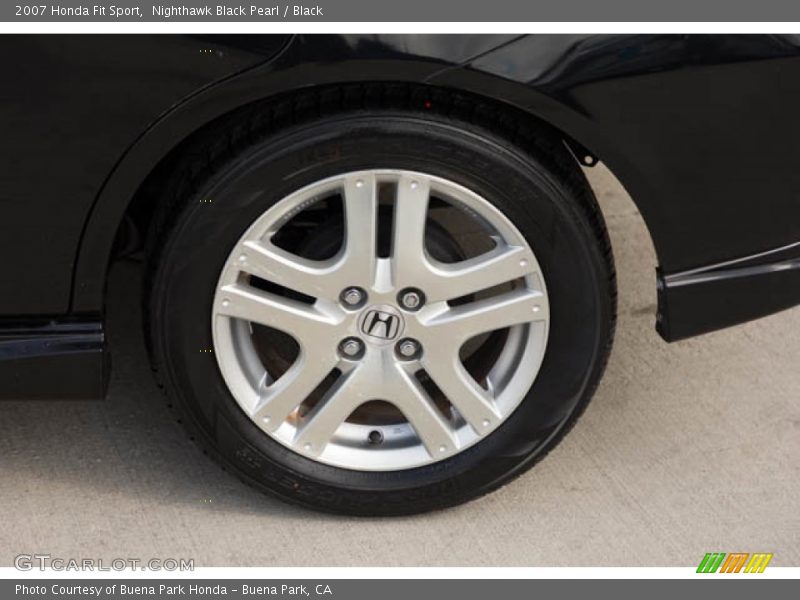 Nighthawk Black Pearl / Black 2007 Honda Fit Sport