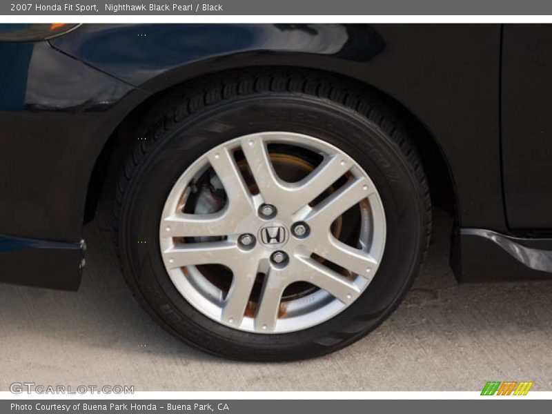 Nighthawk Black Pearl / Black 2007 Honda Fit Sport