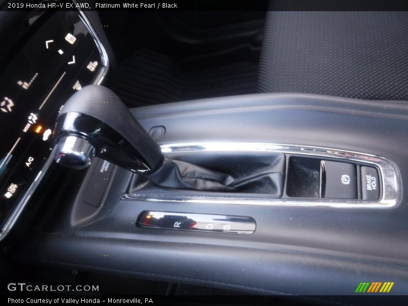 Platinum White Pearl / Black 2019 Honda HR-V EX AWD