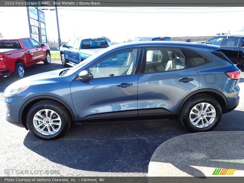 Blue Metallic / Ebony Black 2020 Ford Escape S 4WD