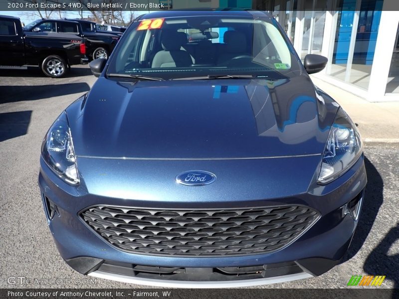 Blue Metallic / Ebony Black 2020 Ford Escape S 4WD