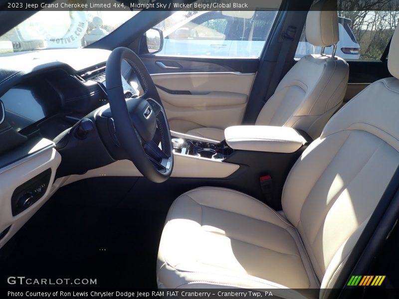 Midnight Sky / Wicker Beige/Global Black 2023 Jeep Grand Cherokee Limited 4x4