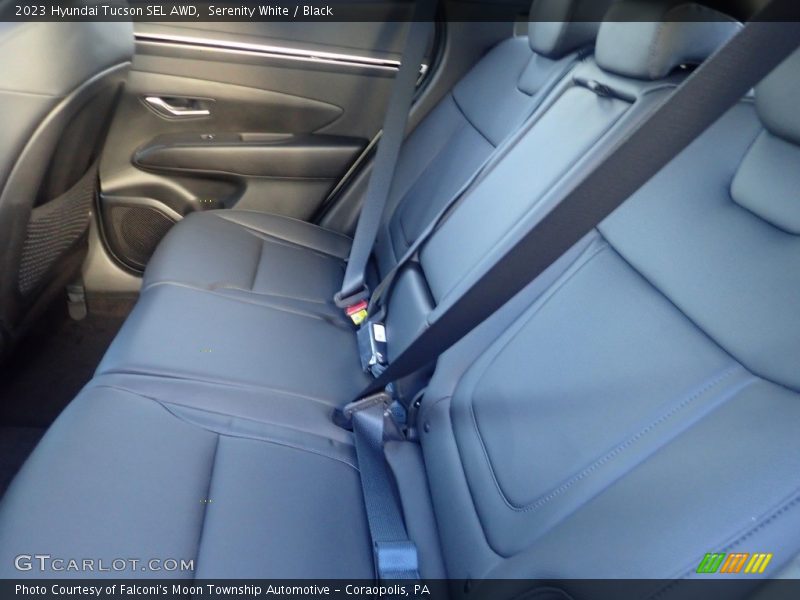Rear Seat of 2023 Tucson SEL AWD