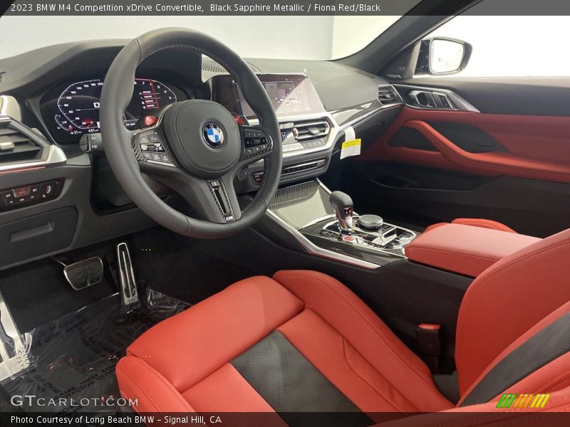  2023 M4 Competition xDrive Convertible Fiona Red/Black Interior