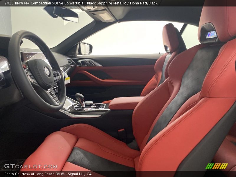 Front Seat of 2023 M4 Competition xDrive Convertible
