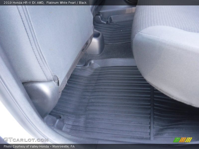 Platinum White Pearl / Black 2019 Honda HR-V EX AWD