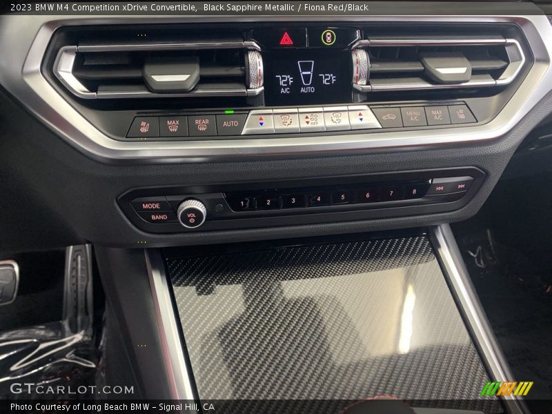 Controls of 2023 M4 Competition xDrive Convertible