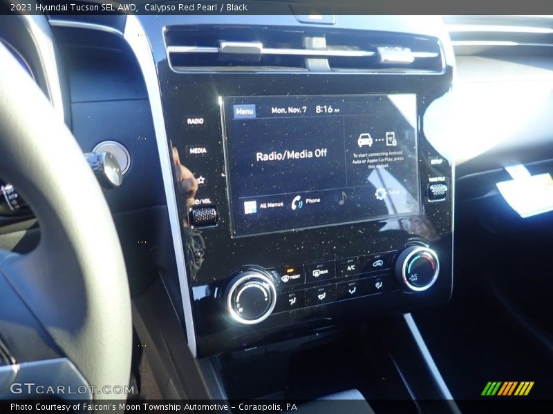 Calypso Red Pearl / Black 2023 Hyundai Tucson SEL AWD