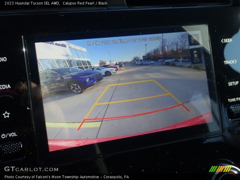 Calypso Red Pearl / Black 2023 Hyundai Tucson SEL AWD
