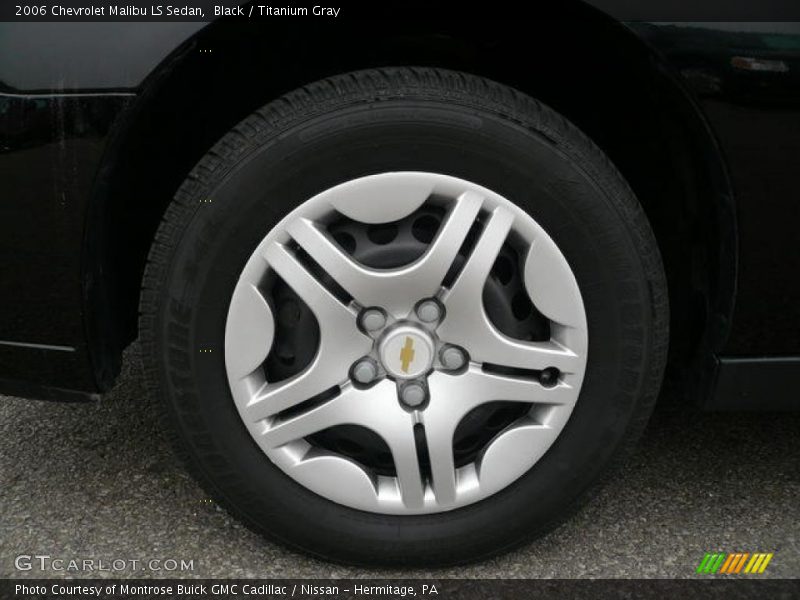 Black / Titanium Gray 2006 Chevrolet Malibu LS Sedan