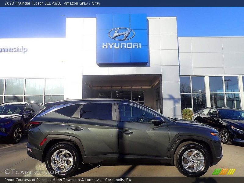 Amazon Gray / Gray 2023 Hyundai Tucson SEL AWD