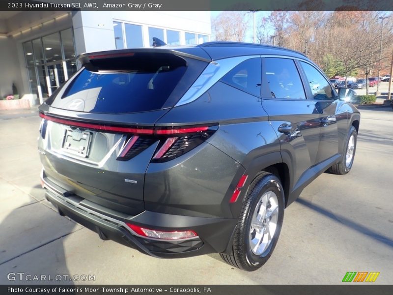 Amazon Gray / Gray 2023 Hyundai Tucson SEL AWD
