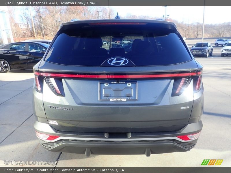 Amazon Gray / Gray 2023 Hyundai Tucson SEL AWD