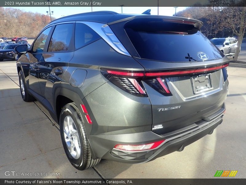 Amazon Gray / Gray 2023 Hyundai Tucson SEL AWD