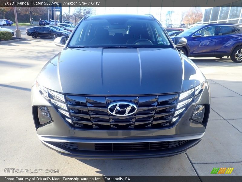 Amazon Gray / Gray 2023 Hyundai Tucson SEL AWD