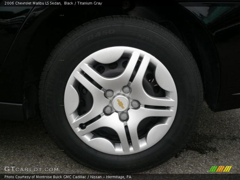 Black / Titanium Gray 2006 Chevrolet Malibu LS Sedan
