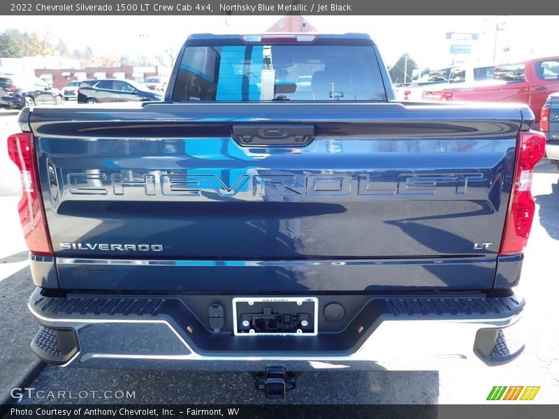 Northsky Blue Metallic / Jet Black 2022 Chevrolet Silverado 1500 LT Crew Cab 4x4