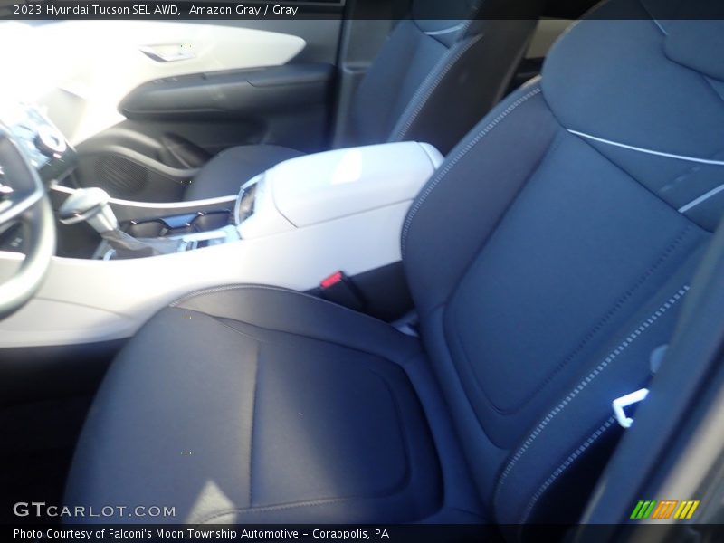 Amazon Gray / Gray 2023 Hyundai Tucson SEL AWD