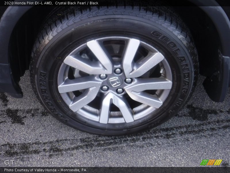 Crystal Black Pearl / Black 2020 Honda Pilot EX-L AWD