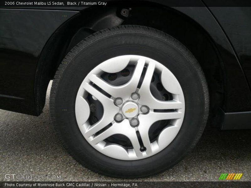 Black / Titanium Gray 2006 Chevrolet Malibu LS Sedan