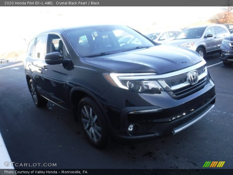 Crystal Black Pearl / Black 2020 Honda Pilot EX-L AWD