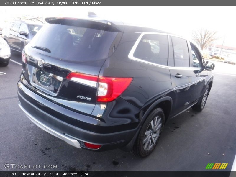 Crystal Black Pearl / Black 2020 Honda Pilot EX-L AWD