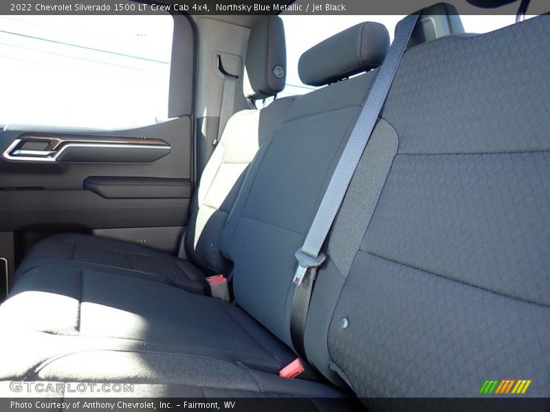 Northsky Blue Metallic / Jet Black 2022 Chevrolet Silverado 1500 LT Crew Cab 4x4