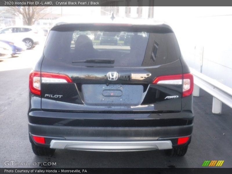 Crystal Black Pearl / Black 2020 Honda Pilot EX-L AWD