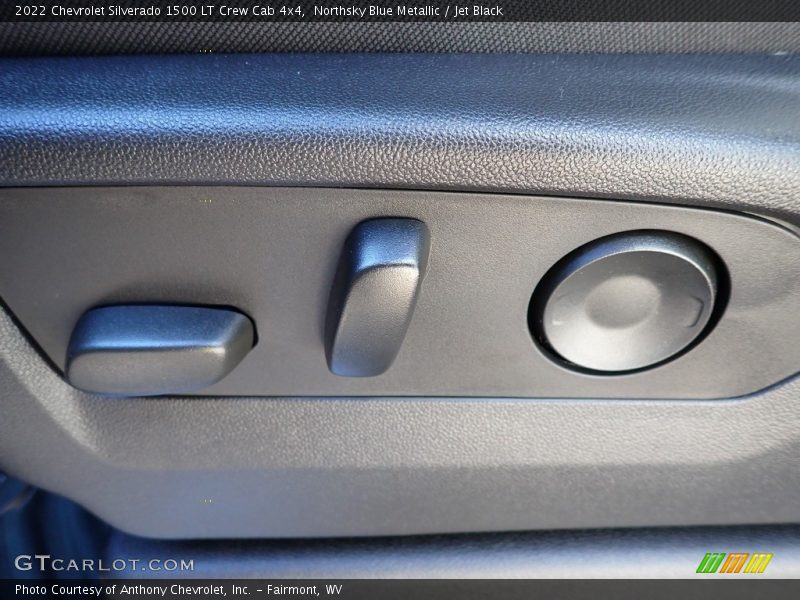 Northsky Blue Metallic / Jet Black 2022 Chevrolet Silverado 1500 LT Crew Cab 4x4