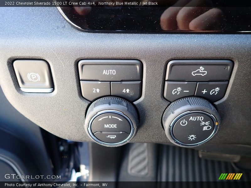 Northsky Blue Metallic / Jet Black 2022 Chevrolet Silverado 1500 LT Crew Cab 4x4