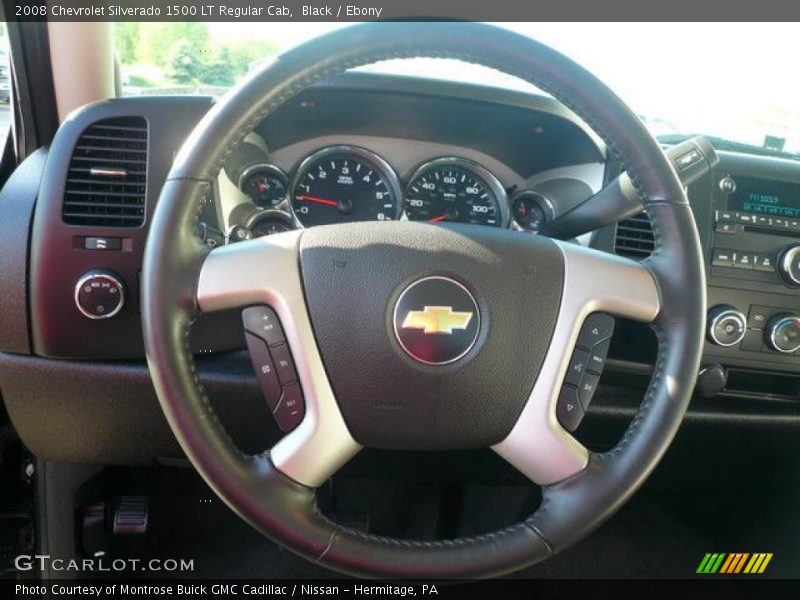 Black / Ebony 2008 Chevrolet Silverado 1500 LT Regular Cab