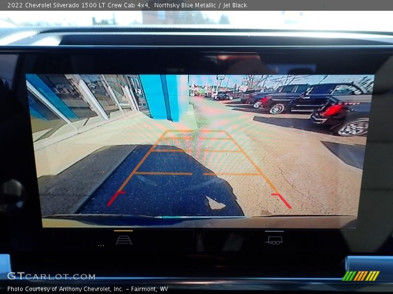Northsky Blue Metallic / Jet Black 2022 Chevrolet Silverado 1500 LT Crew Cab 4x4