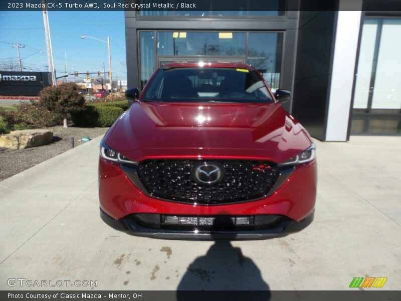 Soul Red Crystal Metallic / Black 2023 Mazda CX-5 Turbo AWD