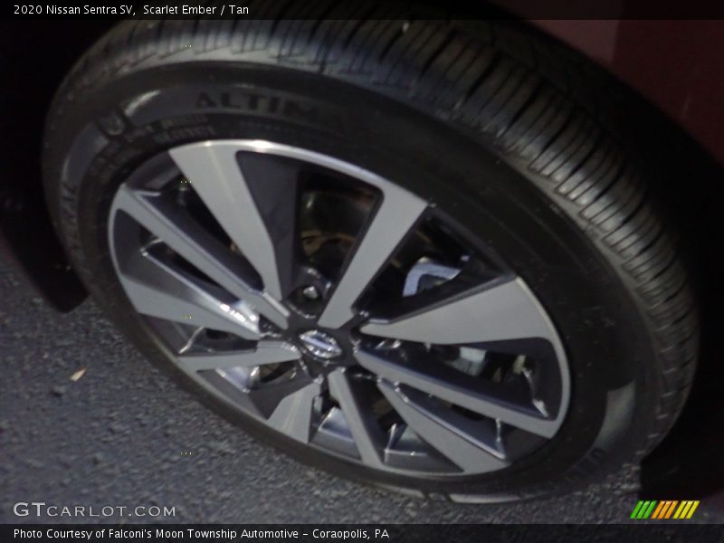 Scarlet Ember / Tan 2020 Nissan Sentra SV