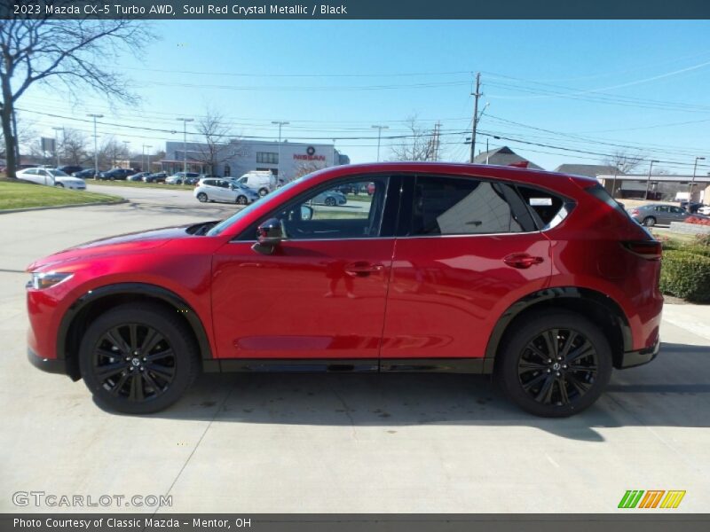 Soul Red Crystal Metallic / Black 2023 Mazda CX-5 Turbo AWD