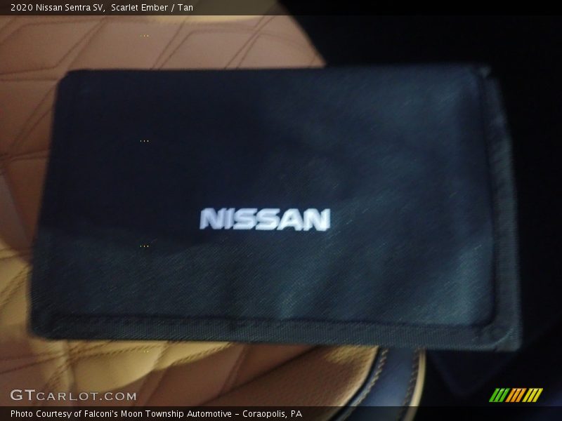 Scarlet Ember / Tan 2020 Nissan Sentra SV