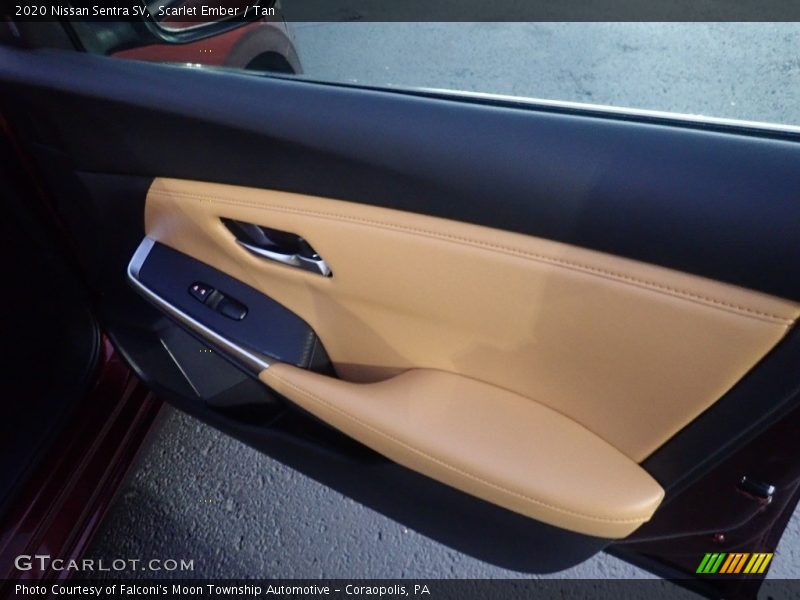 Scarlet Ember / Tan 2020 Nissan Sentra SV