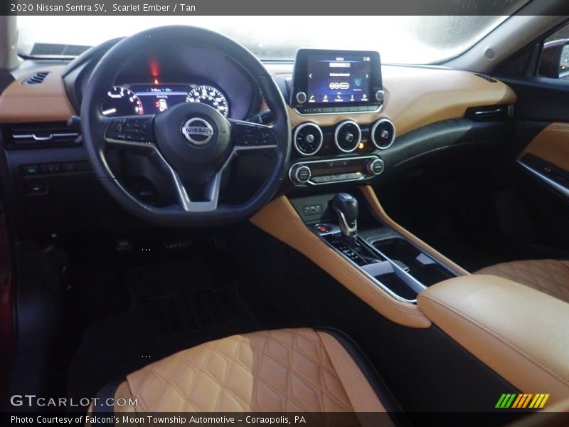  2020 Sentra SV Tan Interior