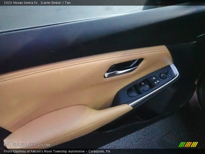 Scarlet Ember / Tan 2020 Nissan Sentra SV