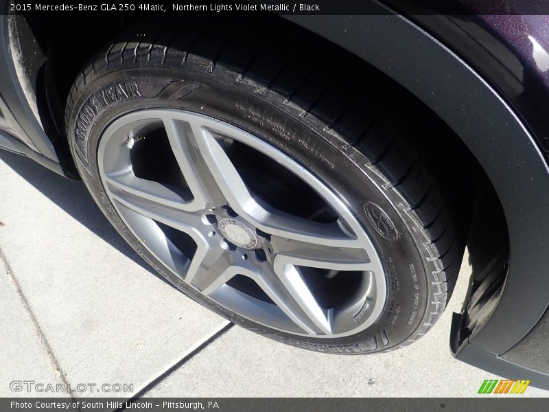 Northern Lights Violet Metallic / Black 2015 Mercedes-Benz GLA 250 4Matic