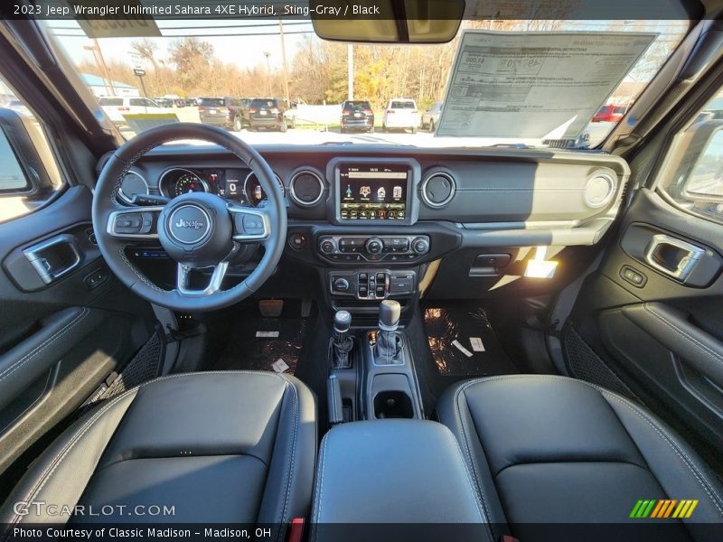 Sting-Gray / Black 2023 Jeep Wrangler Unlimited Sahara 4XE Hybrid