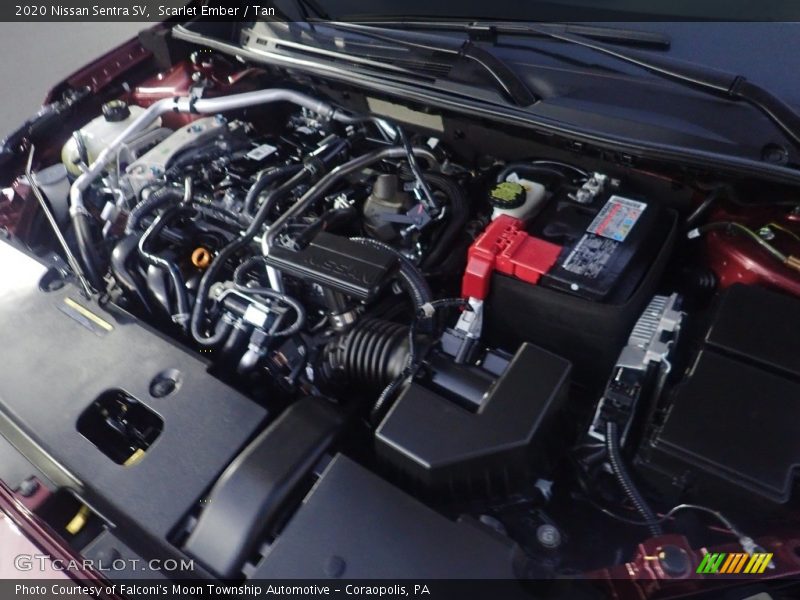 Scarlet Ember / Tan 2020 Nissan Sentra SV